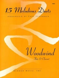 15 Melodious Duets Woodwind - Flute and Clarinet EPRINT cover Thumbnail